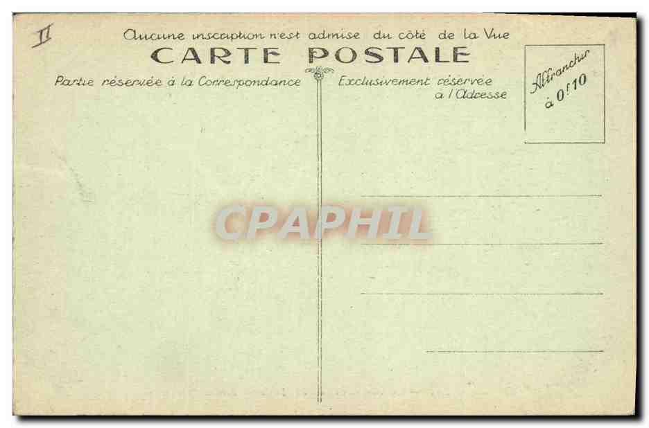 CPA Dole Les arcades du Palais de Justice  — Verso