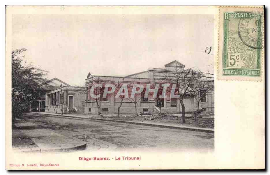CPA Palais de Justice Diego Suarez Le tribunal Madagascar