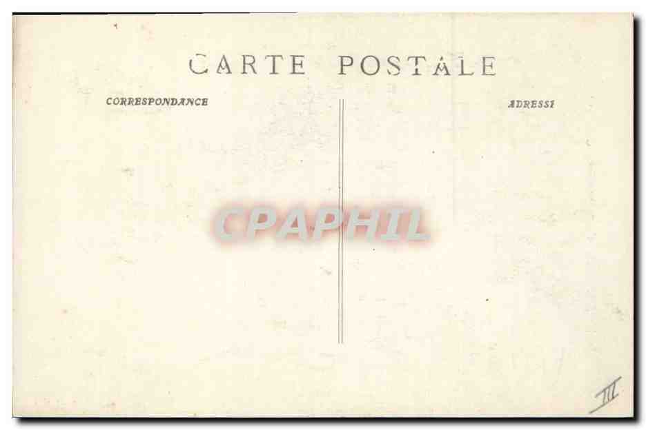CPA Palais de Justice Draguignan — Verso