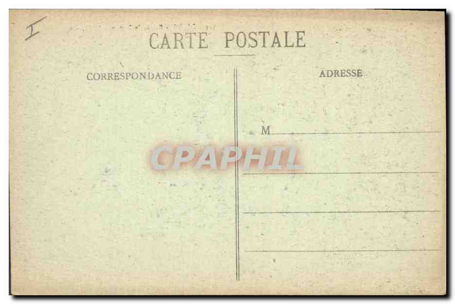 CPA Palais de Justice Dijon — Verso