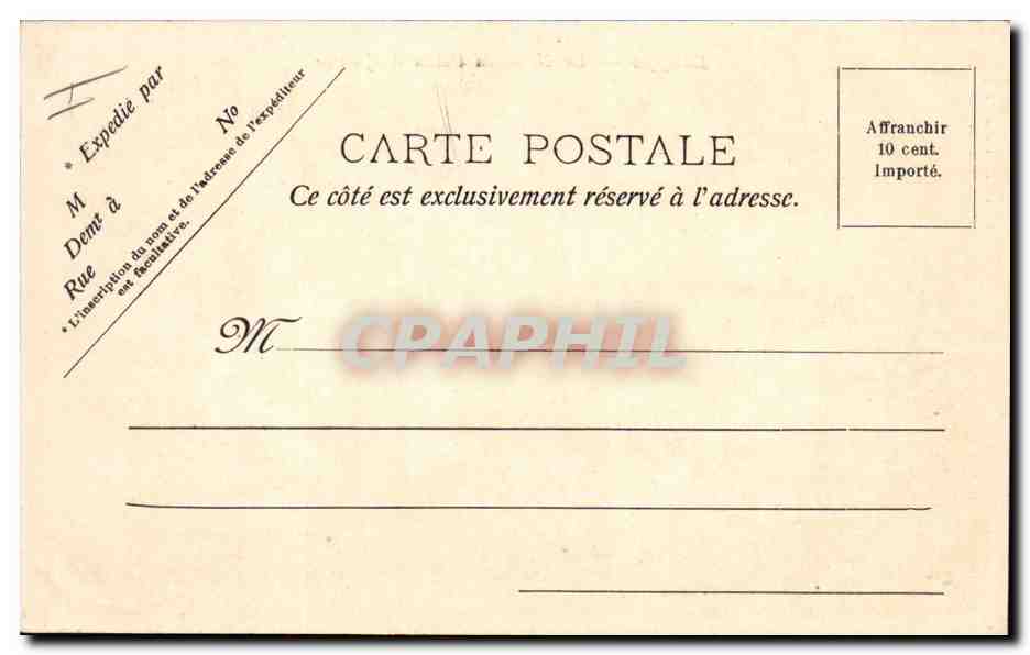 CPA Dieppe Le nouveau Palais de Justice  — Verso