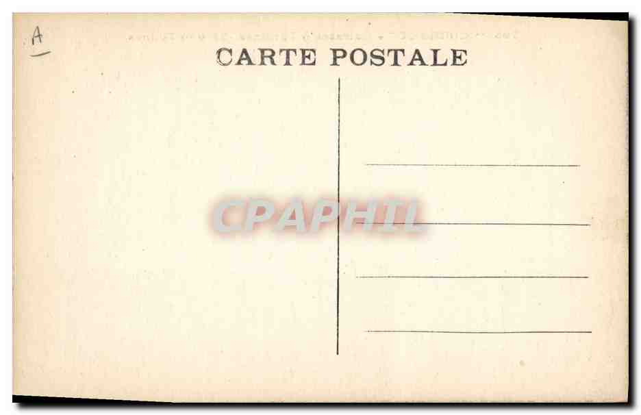 CPA Bateau de Guerre Courbet Cuirasse a turbines — Verso