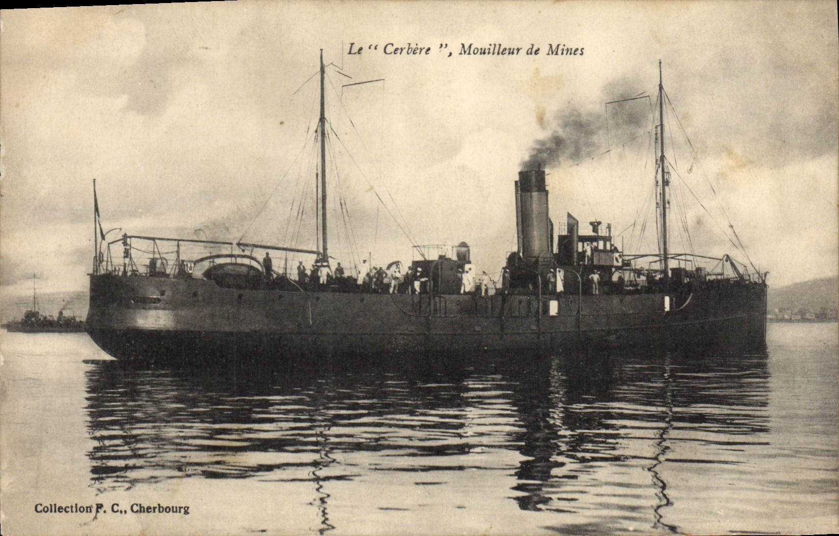 Il "Cerbère", Mouilleur di Mine — Cherbourg