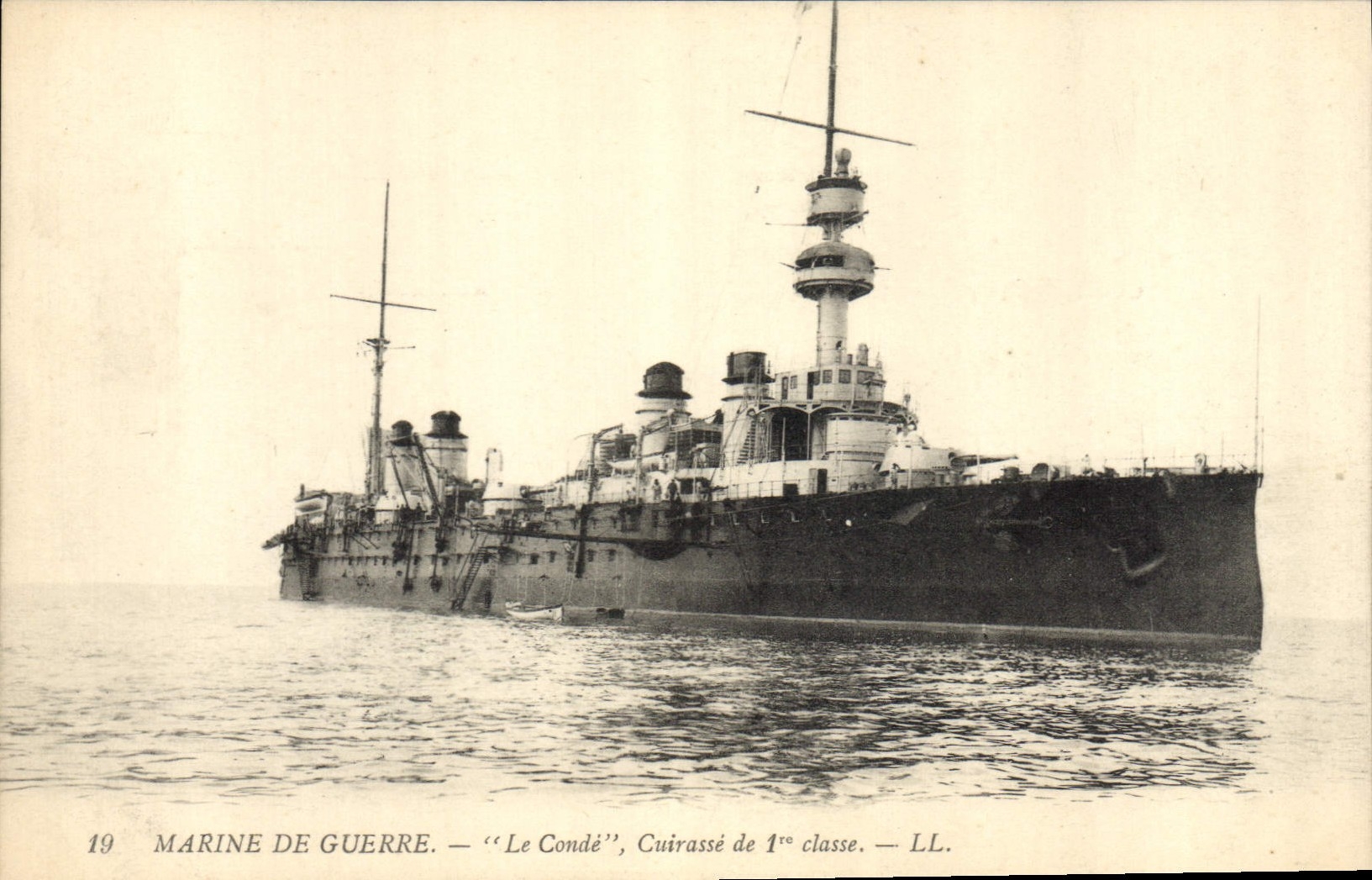Le Condé — Cuirassé de 1re classe — LL.