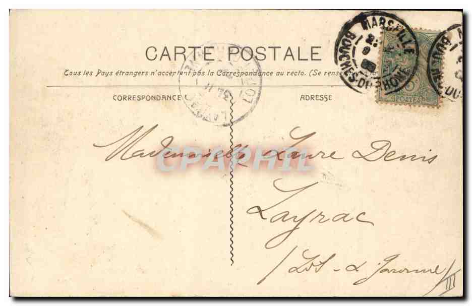CPA Bateau de Guerre Le Charlemagne Cuirasse a tourelles — Verso