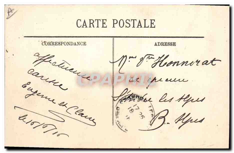 Marine de Guerre - "Carnot", Cuirassé d'Escadre — LL — Reverso