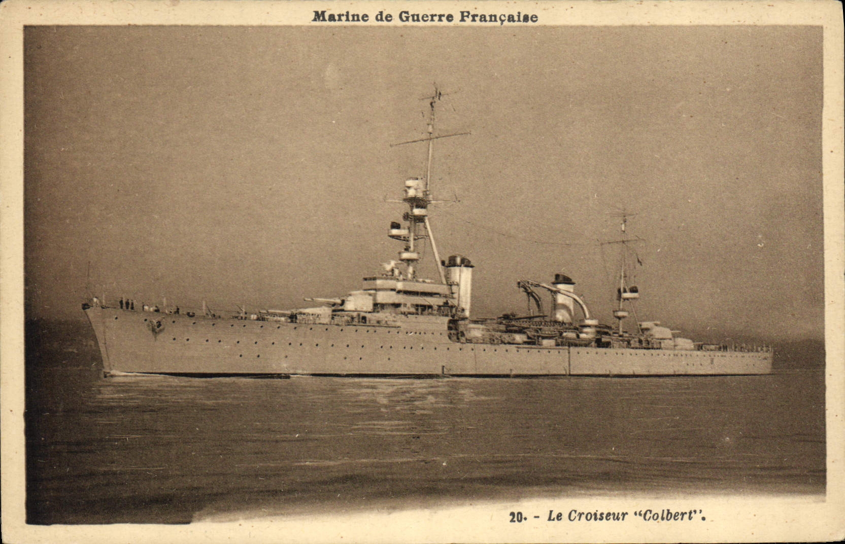 Le Croiseur "Colbert" — Marine de Guerre Française — G. Artaud, éditeur, Nantes