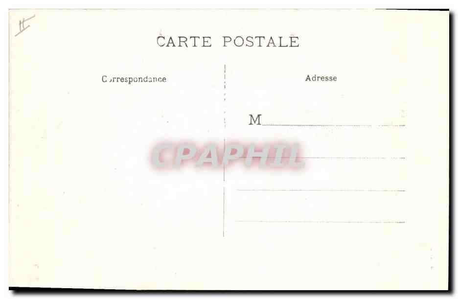 CPA Prefecture Limoges — Verso