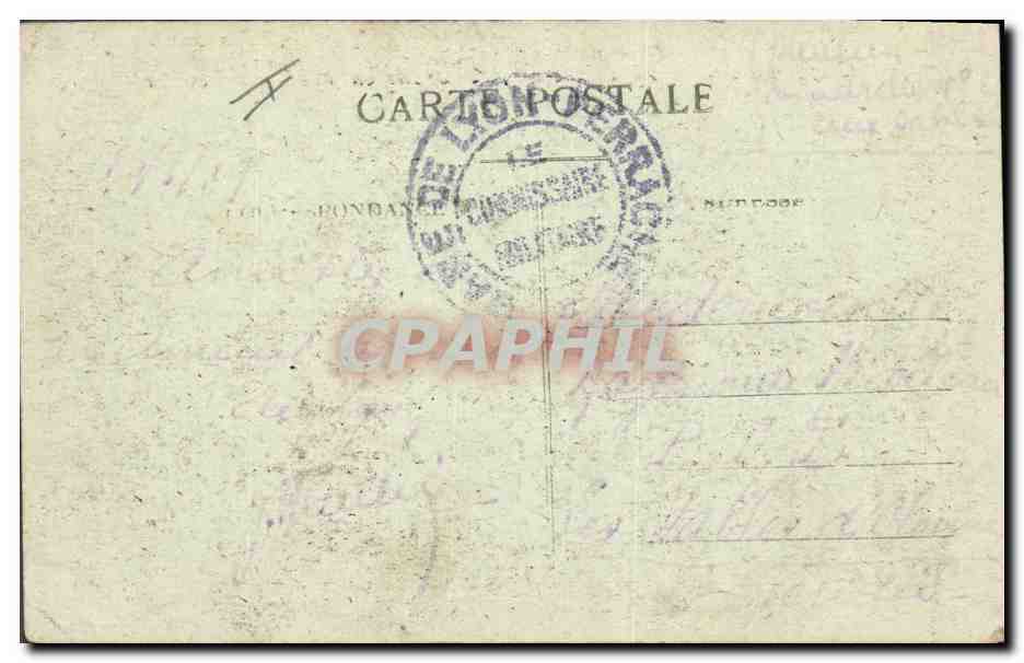 CPA Prefecture Lyon — Verso
