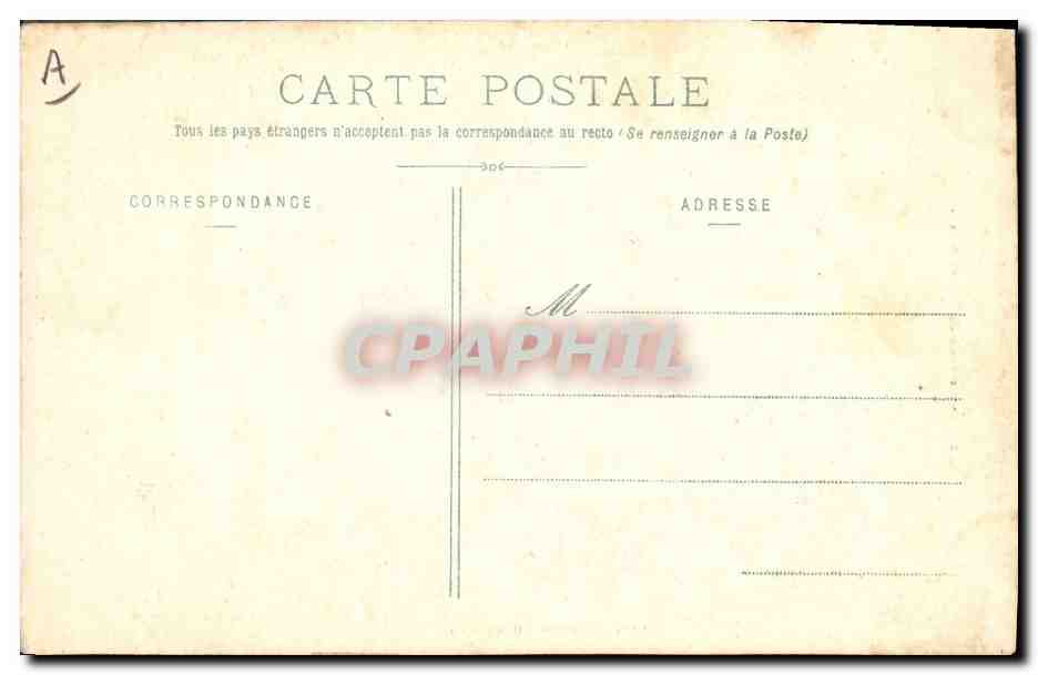 CPA Folklore Costume de l'Ile de Sein — Verso