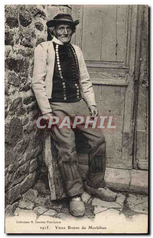 CPA Folklore Vieux breton du Morbihan