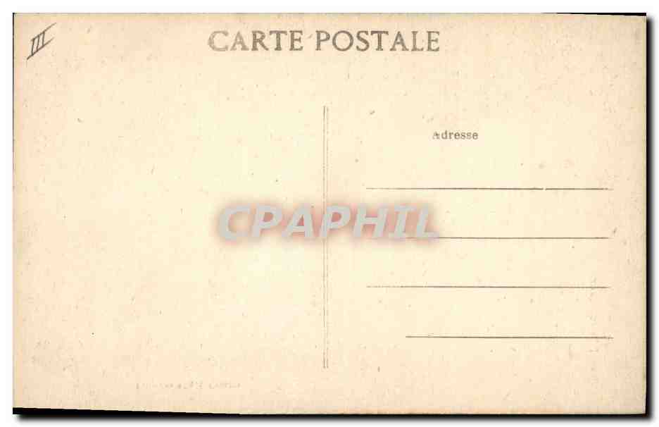 CPA Folklore Jeune fille de Scaer — Verso