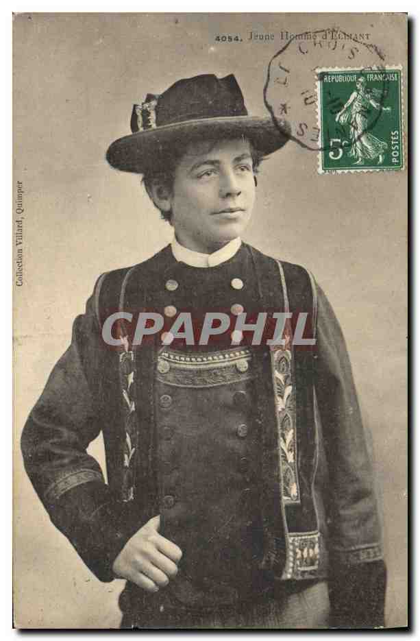 CPA Folklore Jeune homme d'Elliant