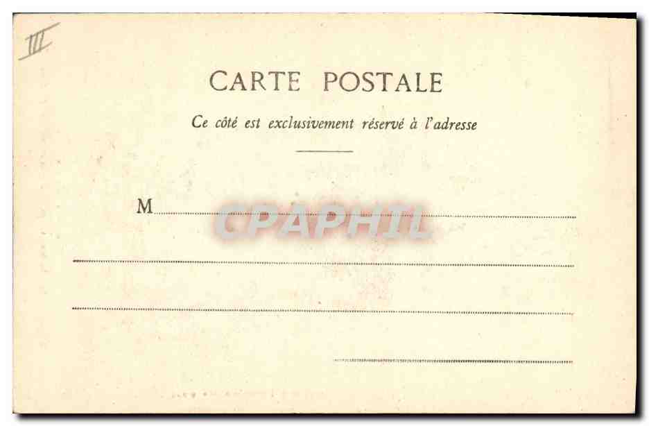 CPA Folklore Quimperle Le beau temps des cerises et aussi des pardons — Verso