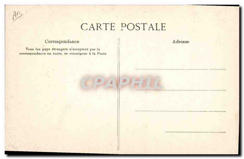 CPA Folklore Deux Trandoues Jeunes gens de Pont L'Abbe — Verso