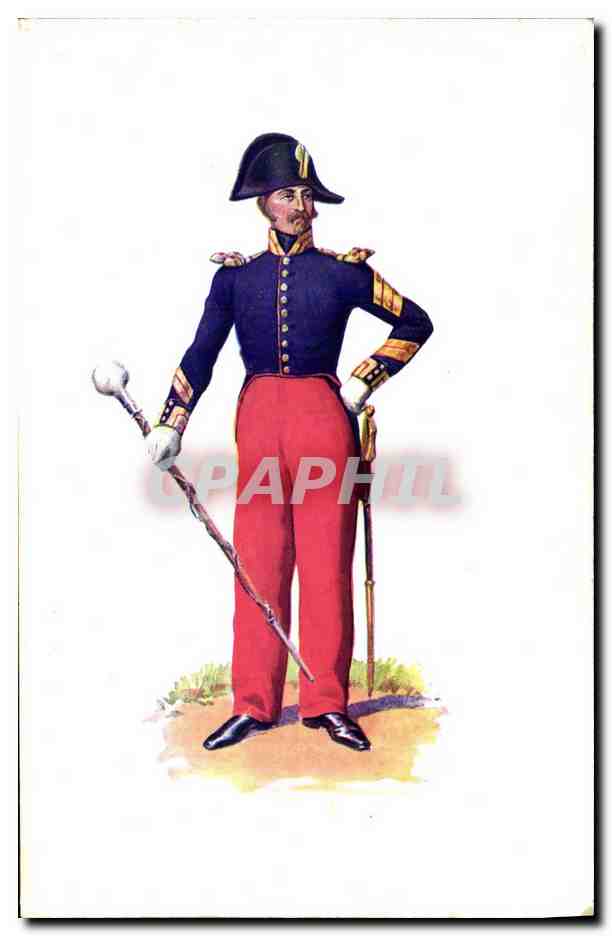 CPA Militaria Musee Marechal Franchet d'Esperey Alger Algerie Infanterie de ligne 1830 Tambour Major