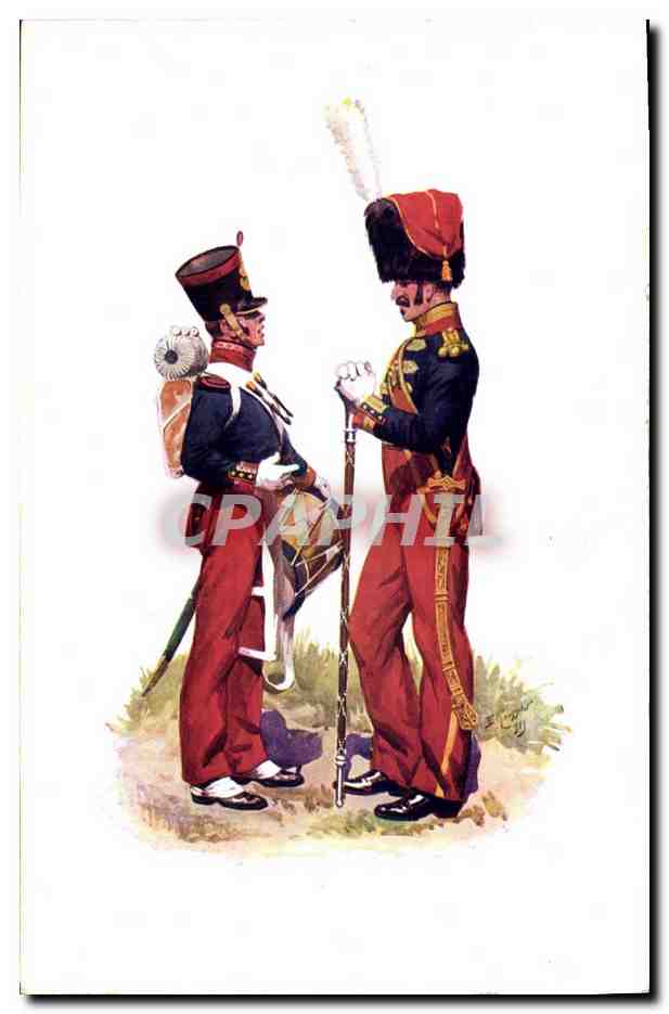 CPA Militaria Musee Marechal Franchet d'Esperey Alger Algerie Infanterie de ligne 1830 Tambour Major