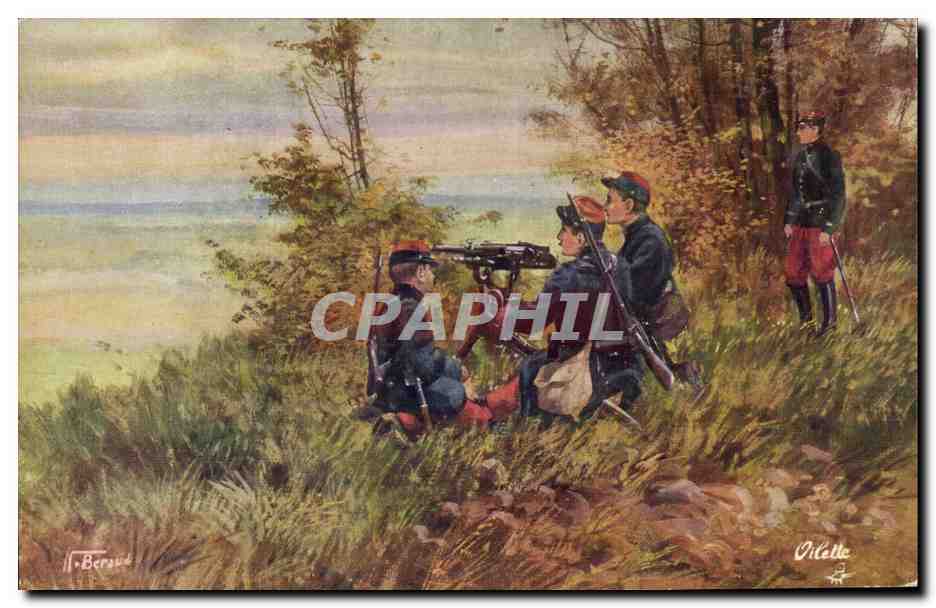 Infanterie — Emploi de la mitrailleuse — Henri Le Pointe — éditeur Tuck