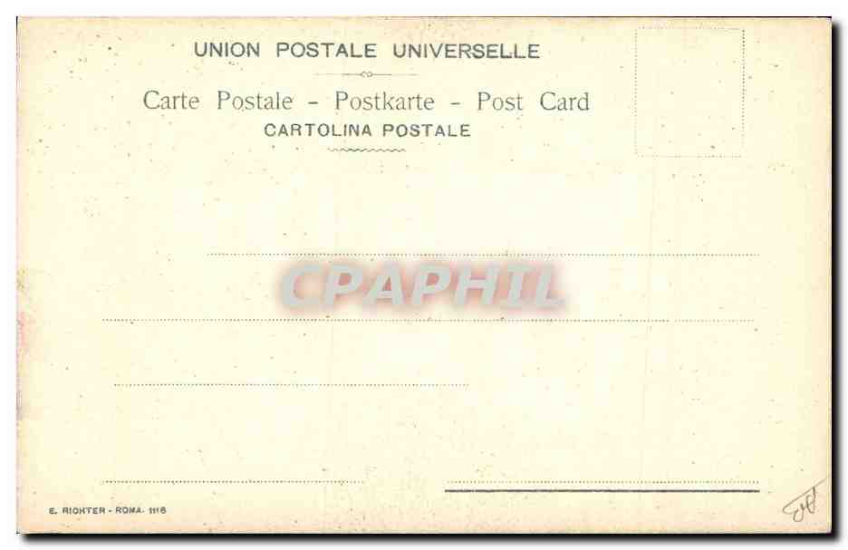 CPA Militaria Gardia Mobile Trombettiere — Rückseite