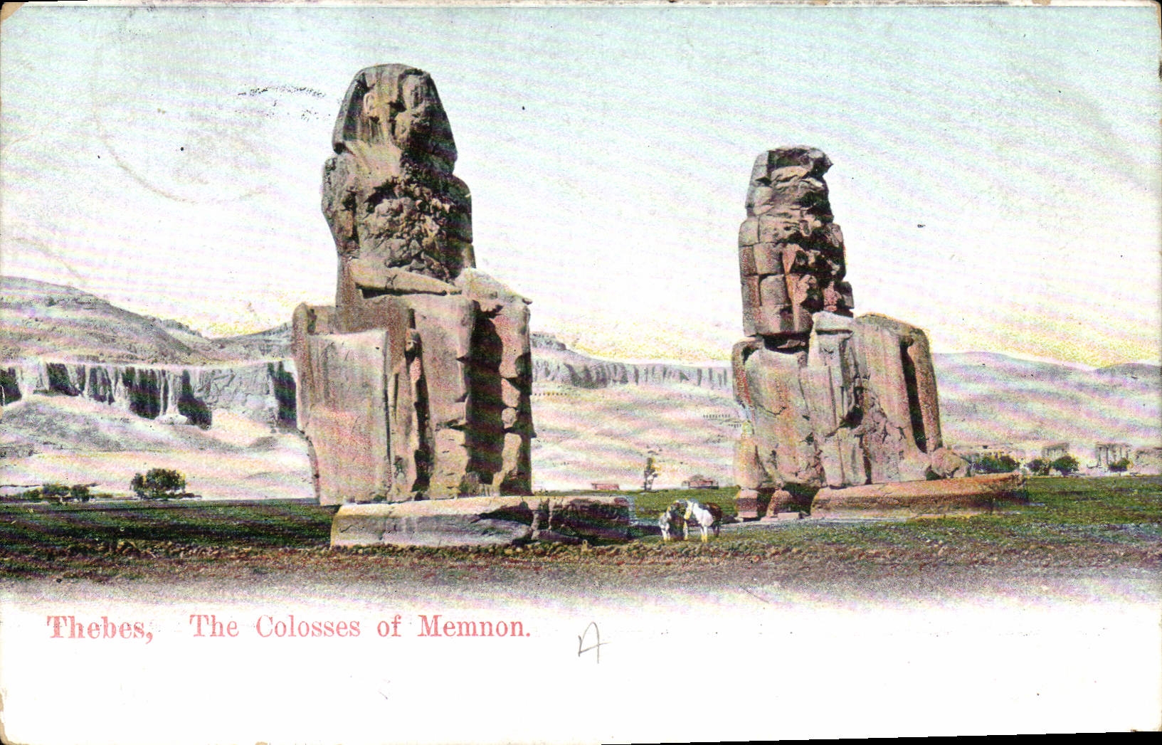 Thèbes, Les Colosses de Mémnon — Lichtenstern & Harari, n°82