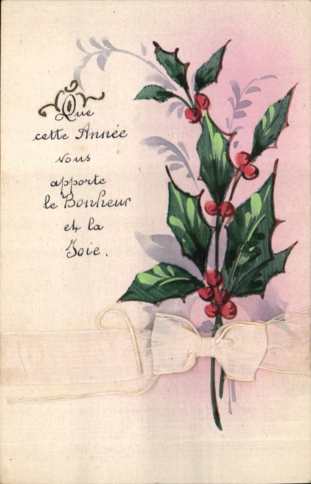 Bouquet de hiedra — deseos de felicidad y alegría — Tarjeta postal