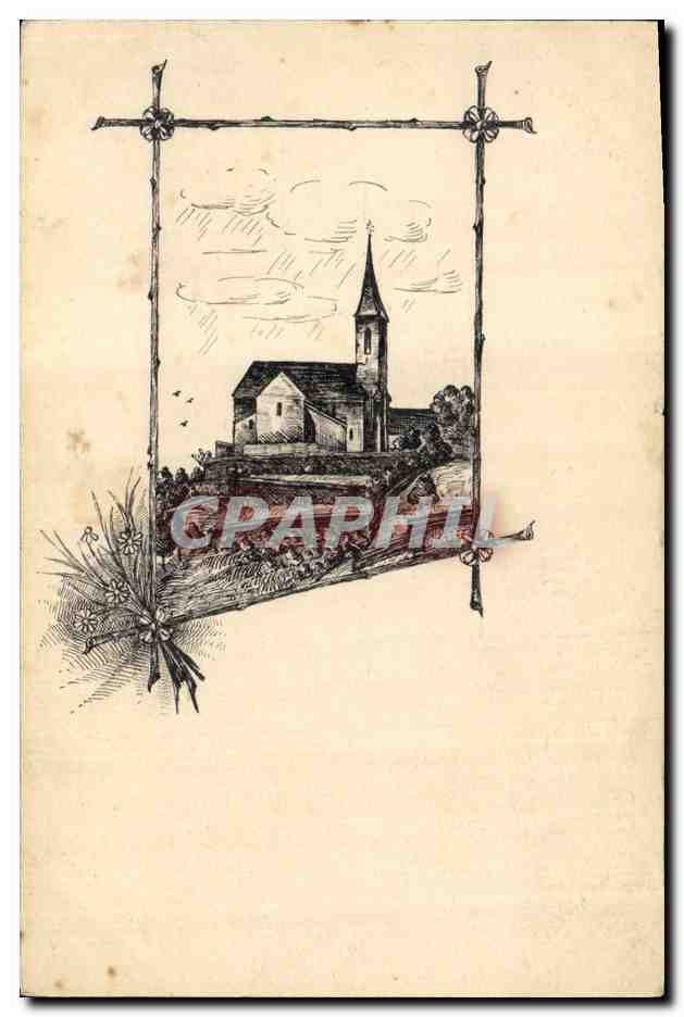 Église — vue encadrée — éditeur non identifié, n° de série 370