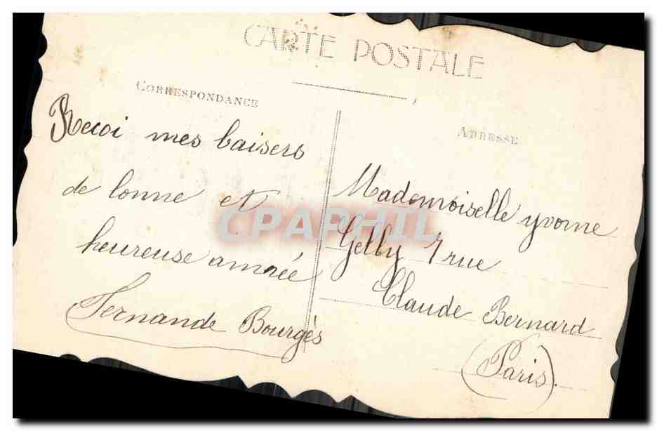 Fleur de trèfle et drapeau français — Amitié Sincère — sans éditeur ni numéro visible — Reverso