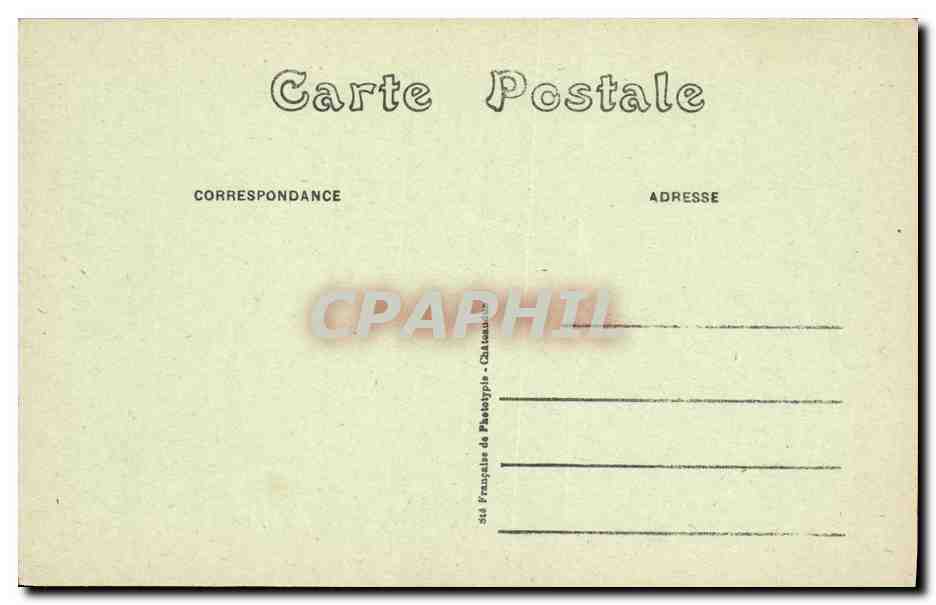 CPA Chateaudun Le Chateau vu de le Guinguette  — Verso