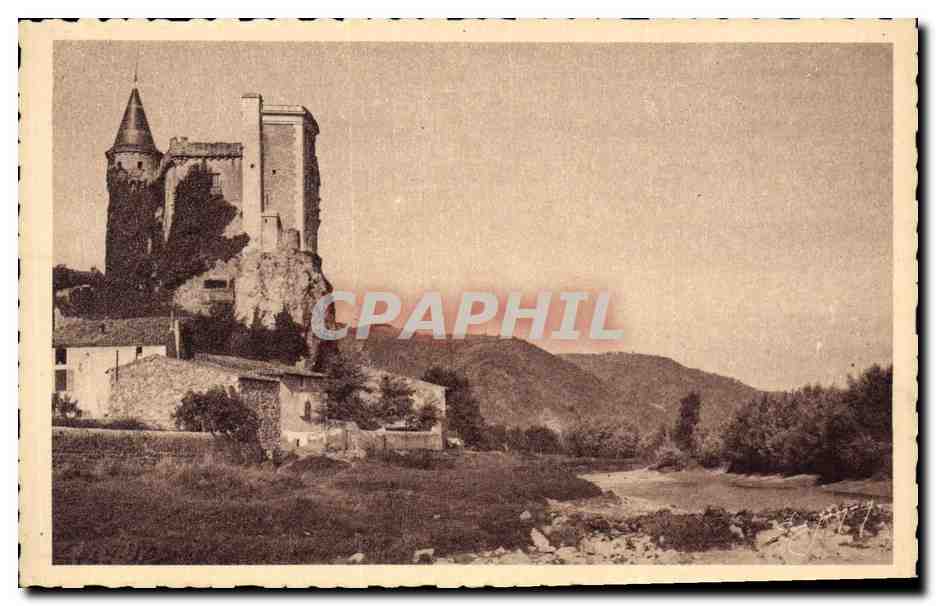 CPA Le Chateau de Chateaubourg sur Rhone (Ardeche) ou le Roi St Louis sejourna en se rendant aux cro