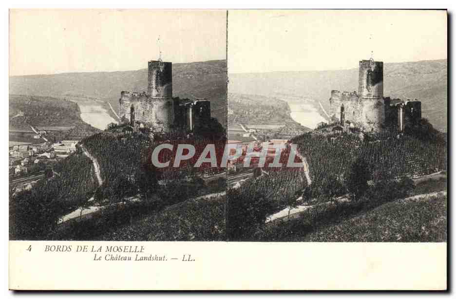 CPA Bords de la Moselle Le Chateau Landshut 