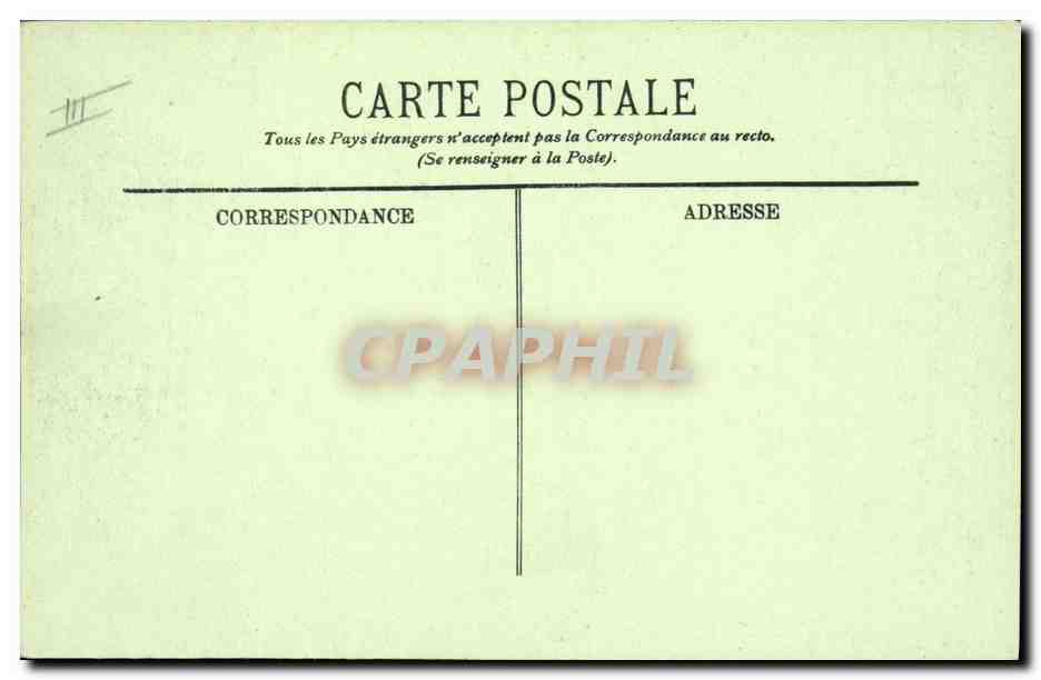 CPA Bords de la Moselle Le Chateau Landshut  — Verso