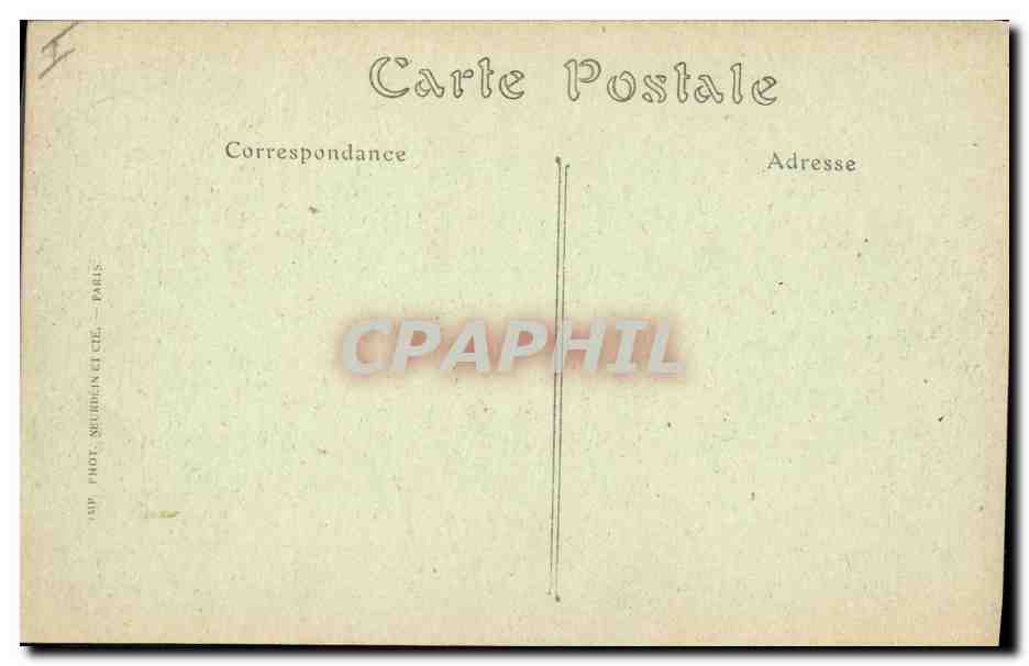 CPA Foret de Compiegne La porte de Saint Jean aux Bois  — Rückseite