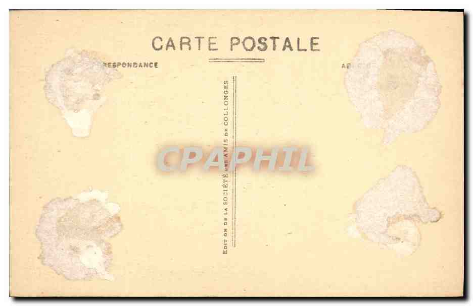 CPA Collonges Hotel de Friac ou Beaurival  — Rückseite