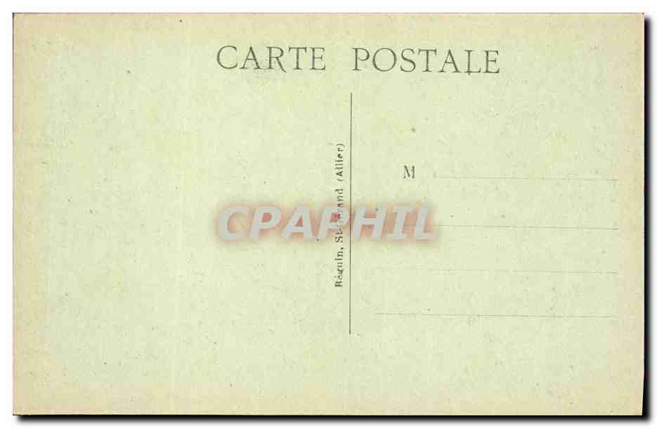 CPA L'Auvergne pittoresque Vallee de la Sioule et chateau Rocher  — Rückseite