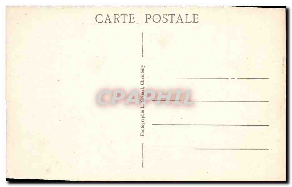 CPA La Savoie touristique Le lac du Bourget Le chateau de Bordeaux (X siecle)  — Rückseite