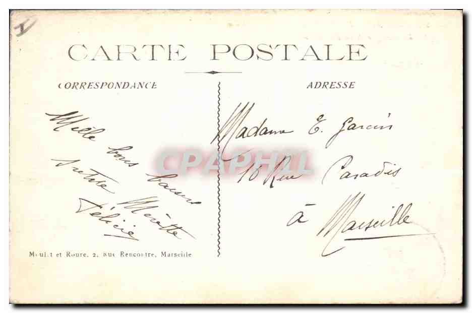 CPA Fontaine de Vaucluse Le Gouffre et la Fontaine  — Rückseite