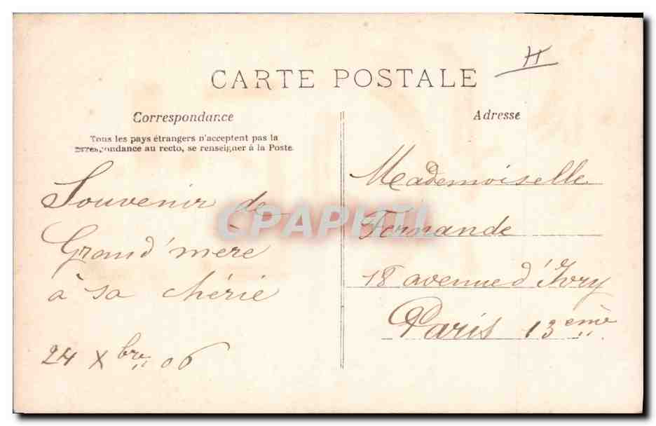 CPA Fantaisie Poupee  Noel  — Rückseite