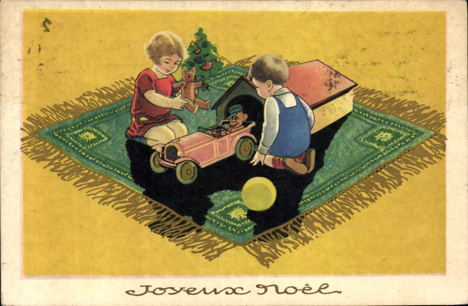 CPA Fantaisie Poupee  Joyeux Noel 