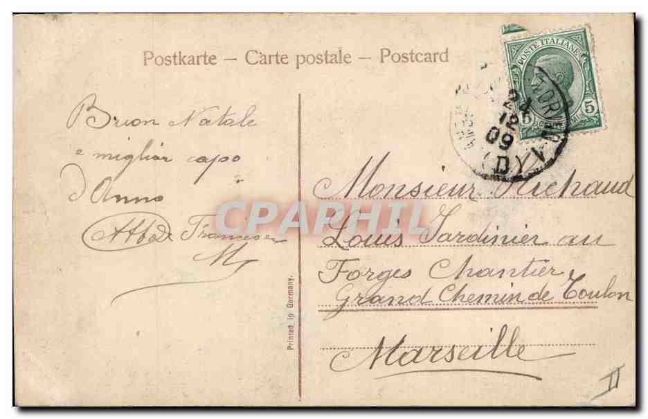 CPA Fantaisie Poupee   — Rückseite