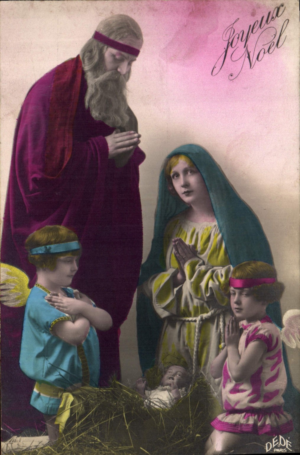 CPA Fantaisie Poupee  Joyeux Noel Ange