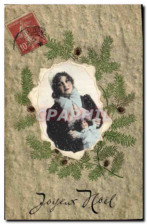 CPA Fantaisie Poupee  Joyeux Noel 