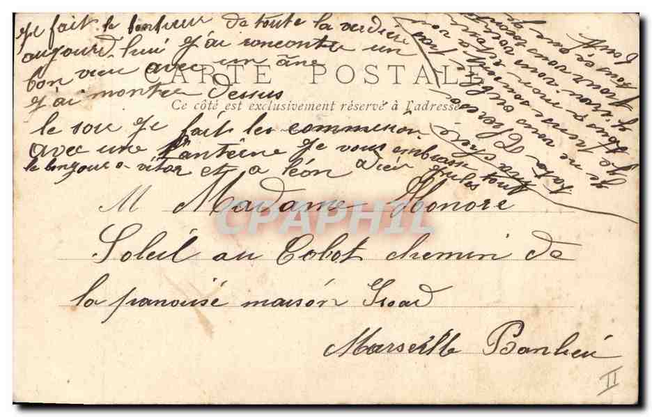 CPA Fantaisie Poupee  Joyeux Noel  — Verso