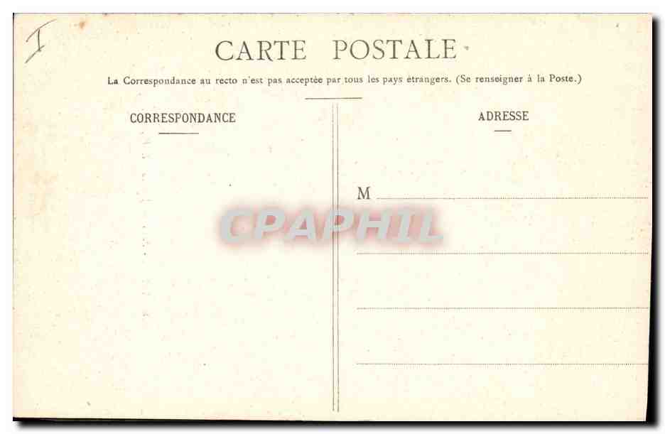 CPA Dijon Palais de Justice  — Verso