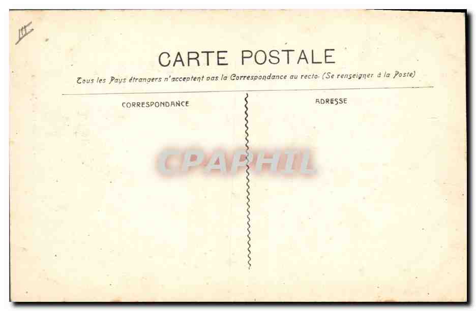 CPA Draguignan Le Palais de Justice  — Verso