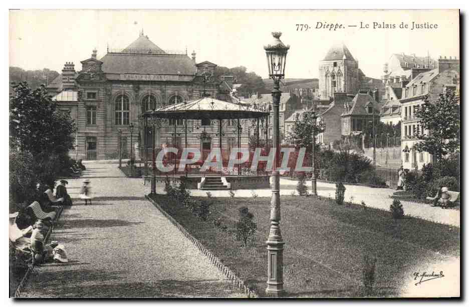 CPA Dieppe Le Palais de Justice 