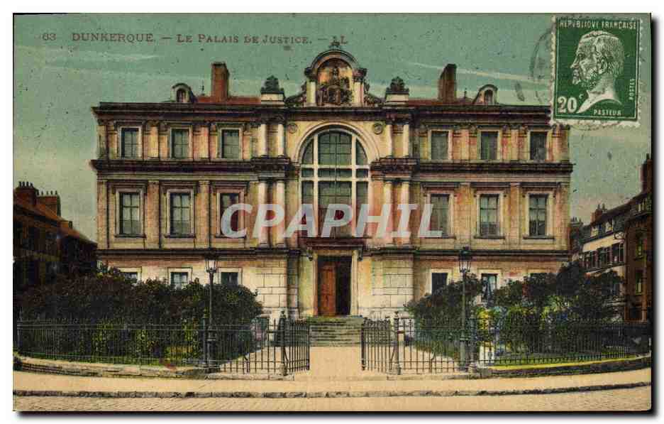 CPA Dunkerque Le Palais de Justice 