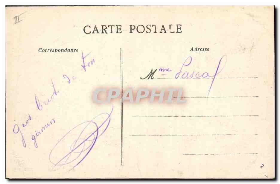CPA Evreux (Eure) Palais de Justice Au milieu a ete conservee l'ancienne chapelle du seminaire des E — Verso
