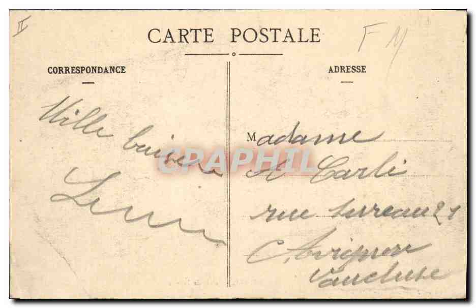 CPA Epinal Palais de Justice  — Verso