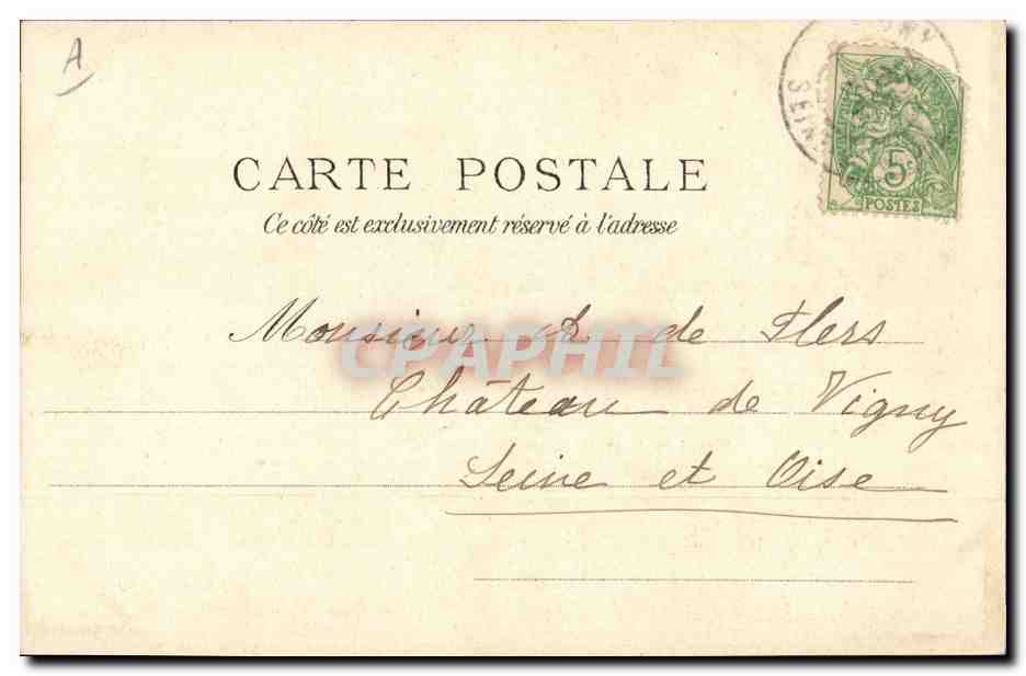 CPA Bateau de GuerreCassard Croisseur de 2 classe 10143 chevaux  — Verso