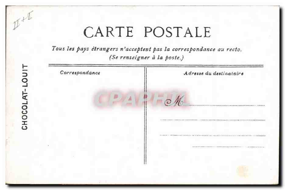 Le Conde, croiseur cuirassé — Éditée par le Chocolat-Louit — Reverso